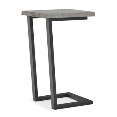 Soho Grey Small Squre C-Side Table - By Roseland Furniture - image 1