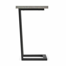 Soho Grey Small Squre C-Side Table - By Roseland Furniture - thumbnail 3