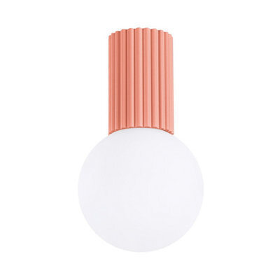 Luminosa Lighting Luminosa Halo Bathroom Ceiling Light Peach 1X G9Ip44 - image 1