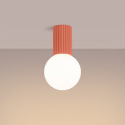 Luminosa Lighting Luminosa Halo Bathroom Ceiling Light Peach 1X G9Ip44 - thumbnail 2