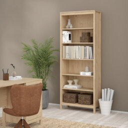 Furniture To Go Barcelona Bookcase In Jackson Hickory Oak - thumbnail 6