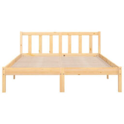 Berkfield Bed Frame Solid Pinewood 120X200 Cm - thumbnail 4