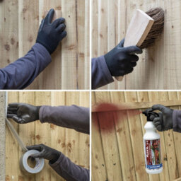 Roxil Wood Stain Preserver (1L Spray Red Cedar) - 5 Year Protection Indoor & Outdoor No Vocs, Fast-Drying. - thumbnail 4