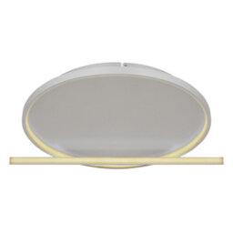 Luminosa Lighting Luminosa Ronda Integrated Led Semi Flush Ceiling Light Nickel Matt Led Dimmable 2700-6000K Remote Control - thumbnail 7