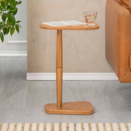 MH London Alina Side Table Solid Wood Bedside Table For Living Room And Bedroom - thumbnail 3
