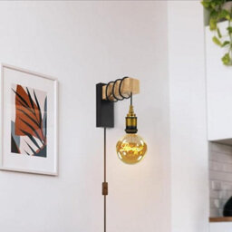 Vintage E27 Bulb Socket 105mm H 40mm D E27 Lamp Holders Brass 1/2In E27 Edison Screw Switched Lamp Holder Retro Light Bulb Holder - thumbnail 7