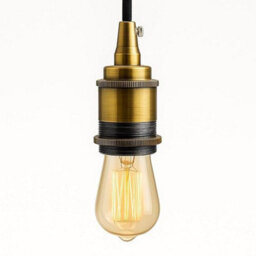 Vintage E27 Bulb Socket 105mm H 40mm D E27 Lamp Holders Brass 1/2In E27 Edison Screw Switched Lamp Holder Retro Light Bulb Holder - thumbnail 8