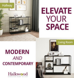 Hallowood Furniture Bewdley Display Unit 120Cm With 3 Shelves - thumbnail 6