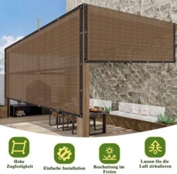 Brown 3X3M Shade Sail Uv Resistant - thumbnail 8