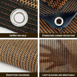 Brown 3X3M Shade Sail Uv Resistant - thumbnail 7