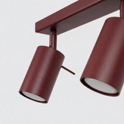 Sollux Lighting Ring Steel Burgundy 6 Lights Modern Ceiling Lamps - thumbnail 7