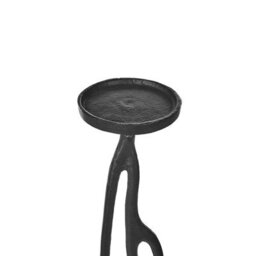 Beliani Set Of 3 Candle Holders Buni Metal 54/68/84 Cm Black - thumbnail 6