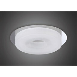 Luminosa Lighting Luminosa Marcel Recessed Down Light 6W Led Round 3000K Ip44, 550Lm, Polished Chrome/frosted Acrylic, Driver Included - thumbnail 2