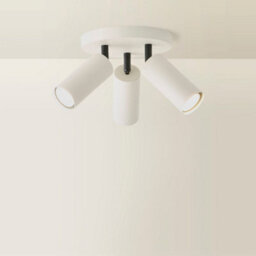 Valuelights Taylor Matte Beige Tube 3 Way Adjustable Ceiling Spotlight And Bulbs - thumbnail 6
