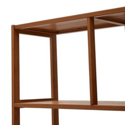 Brown / 99X25.3X175Cm 7 Tier Bookcase Book Shelf Rack Display Storage Shelving Unit Livingroom Bedroom - thumbnail 4