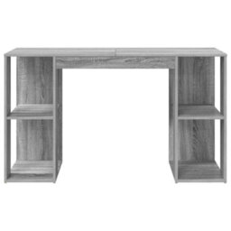 Berkfield Grey Sonoma Computer Desk Grey Sonoma Particle Board Medium - thumbnail 4