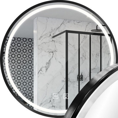 Mirror Led Rea Led P11394 mmj 50X50Cm Transparent, Glass - image 1