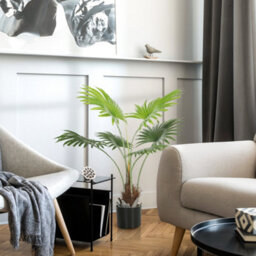 Homcom Artificial Tree Plant With Peva Leaves And Coir For Home Office - thumbnail 8