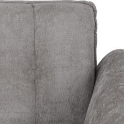 Seconique Amalfi 3 Seater Sofa In Grey Fabric With Metal Legs 2 Man Delivery - thumbnail 5