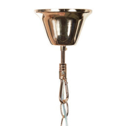 Wyld And Coco Glamourlux 49Cm Gold Crystal Chandelier Pendant Lamp - Gloss Metal, Faceted Crystals - thumbnail 7