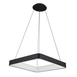Luminosa Lighting Luminosa Modern Led Hanging Pendant Black, Warm White 3000K 2750Lm Dimmable