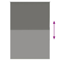 Walplus Grey Blackout Roller Blind 95X130 Cm Fabric Width 90.7 Cm Polyester - thumbnail 5