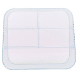 Urbn-Living Clear Plastic Makeup Organiser Cosmetic Storage Holder With 6 Compartments - thumbnail 7