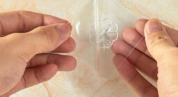 4Pcs Self Adhesive Transparent Wall Or Door Hooks For Hanging Clothes Towels Etc - thumbnail 5