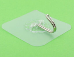 4Pcs Self Adhesive Transparent Wall Or Door Hooks For Hanging Clothes Towels Etc - thumbnail 4