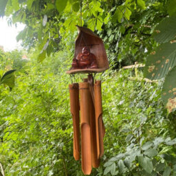 Minster Garden Happy Buddha Wind Chime - L7 X W30 X H50 Cm - thumbnail 2