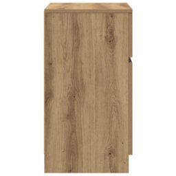 Berkfield Bedside Cabinet Artisan Oak 39X35X65 Cm Engineered Wood - thumbnail 7