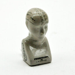 Minster 6 Inches Phrenology Head Ornament - L7 X W8 X H16 Cm - thumbnail 2