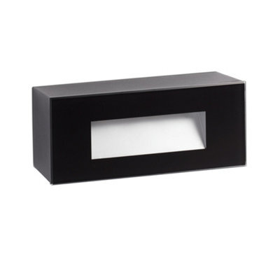 Luminosa Lighting Luminosa Dart Outdoor Led Recessed Wall Light Black 5W 2700K Ip65 - image 1