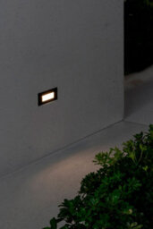 Luminosa Lighting Luminosa Dart Outdoor Led Recessed Wall Light Black 5W 2700K Ip65 - thumbnail 2