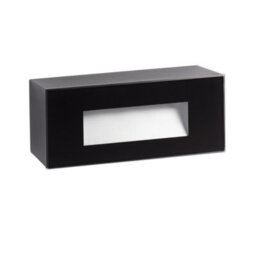 Luminosa Lighting Luminosa Dart Outdoor Led Recessed Wall Light Black 5W 2700K Ip65 - thumbnail 1