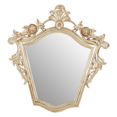 Orsina Versatile Champagne Finish Tapered Wall Mirror, Elegant Hallway Mirror For Bedroom, Functional Lounge Mirror - image 1