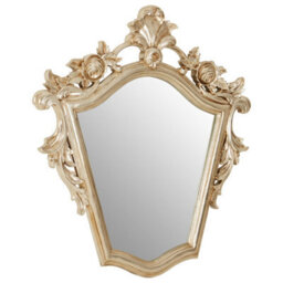 Orsina Versatile Champagne Finish Tapered Wall Mirror, Elegant Hallway Mirror For Bedroom, Functional Lounge Mirror - thumbnail 2