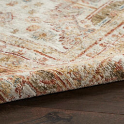 Multicolored Bordered Geometric Luxurious Traditional Persian Rug For Living Room, Bedroom - 239Cm X 315Cm - thumbnail 6