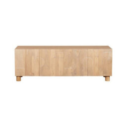 Buttercup Farm Austin Large Low Board Tv Cabinet - Solid Wood - L40 X W170 X H60 Cm - Brown - thumbnail 3