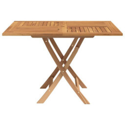 Vidaxl Folding Garden Table 110X110X75 Cm Solid Wood Teak - thumbnail 4