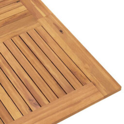 Vidaxl Folding Garden Table 110X110X75 Cm Solid Wood Teak - thumbnail 7