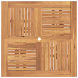 Vidaxl Folding Garden Table 110X110X75 Cm Solid Wood Teak - thumbnail 6