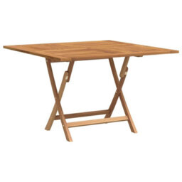 Vidaxl Folding Garden Table 110X110X75 Cm Solid Wood Teak - thumbnail 2