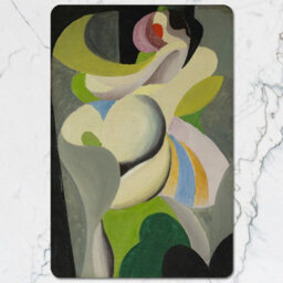 Benjamin Tate Design Placemat Coaster Set Of 12 In Designer Artwork Collection With Wood Base Limited Edition Masterpiece - thumbnail 2