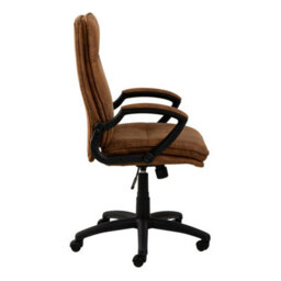 Furniture To Go Brad Swivel Office/desk Chair With Armrest In Brown - thumbnail 3