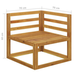 Berkfield 2-Seater Garden Bench With Dark Grey Cushions (Uk/ie/fi/no Only) - thumbnail 6