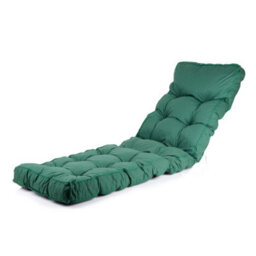 Alfresia Green Classic Sun Lounger Cushion - thumbnail 1