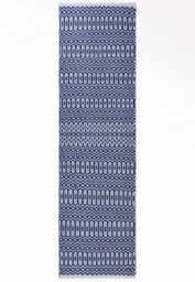 Blue Outdoor Rug, Geometric Stain-Resistant Rug For Patio Decks  2mm Modern Outdoor Area Rug-200Cm X 290Cm - thumbnail 7