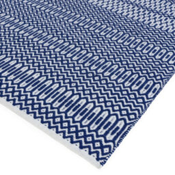 Blue Outdoor Rug, Geometric Stain-Resistant Rug For Patio Decks  2mm Modern Outdoor Area Rug-200Cm X 290Cm - thumbnail 3
