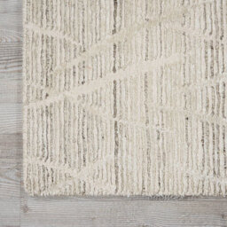 Cream Wool Luxurious Easy To Clean Plain Handmade Dining Room Bedroom And Living Room Rug -168Cm X 226Cm - thumbnail 7